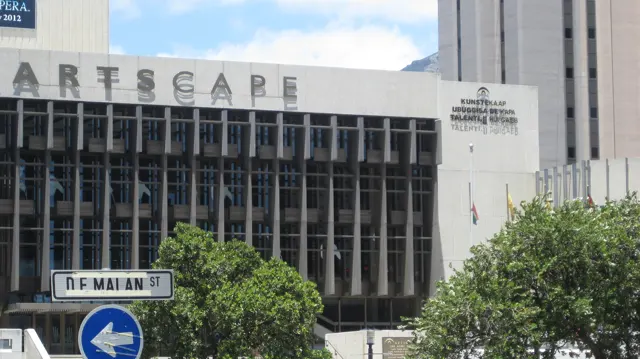 The Artscape name spans a broad pale building facade.